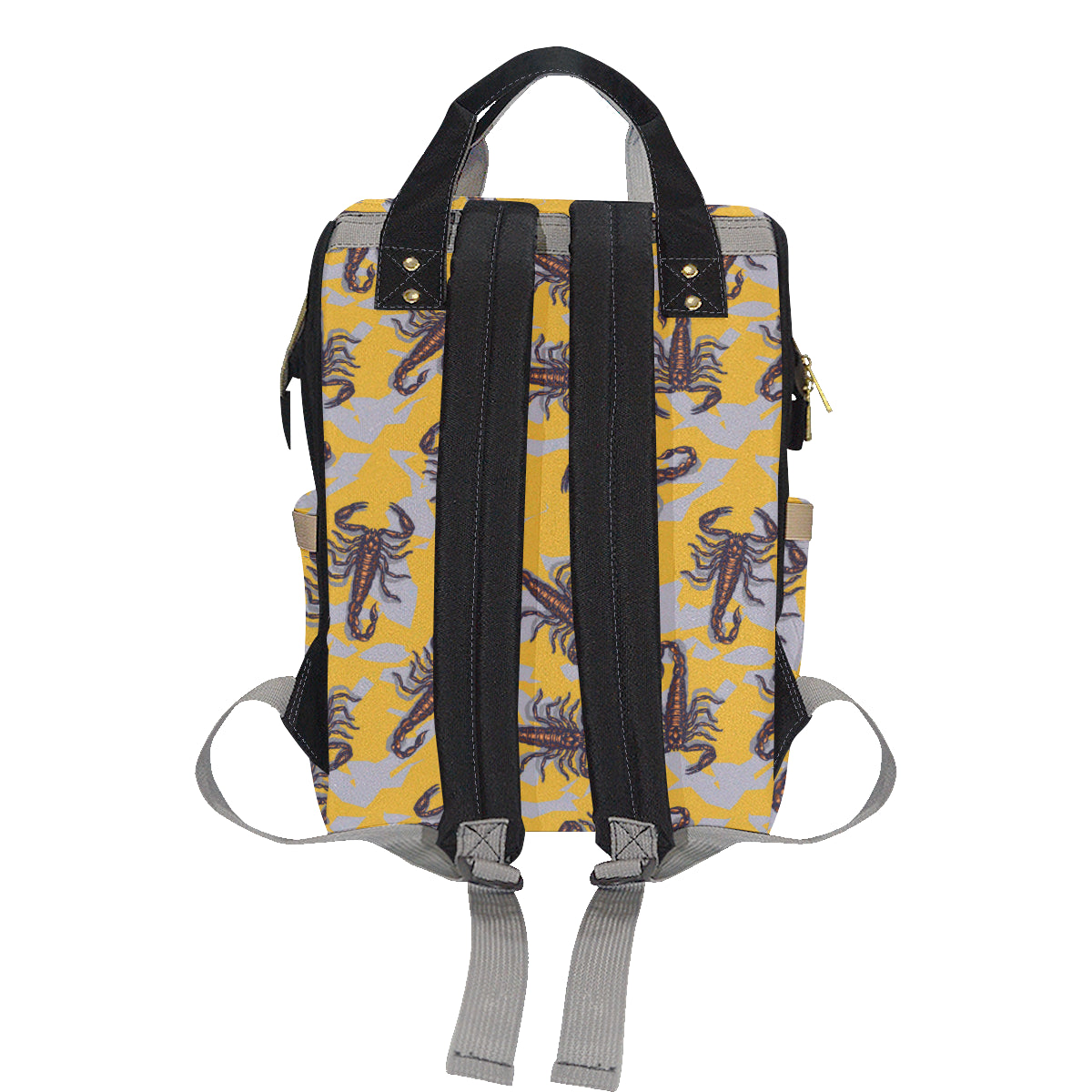 Scorpion Pattern Print Design 01 Diaper Bag Backpack
