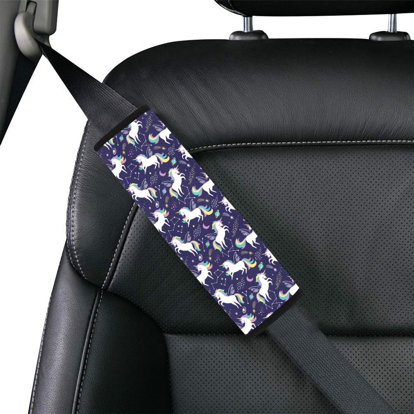 Unicorn Print Design LKS305 Car Seat Belt Cover