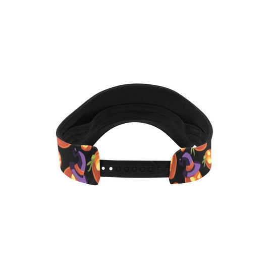 Witch Pumpkin Halloween Print LKS302 Unisex Sun Visor