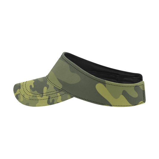Military Camouflage Pattern Print Design 02 Unisex Sun Visor
