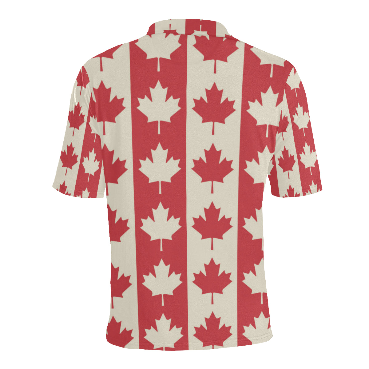 Maple Leaf Pattern Print Design 02 Men Polo Shirt