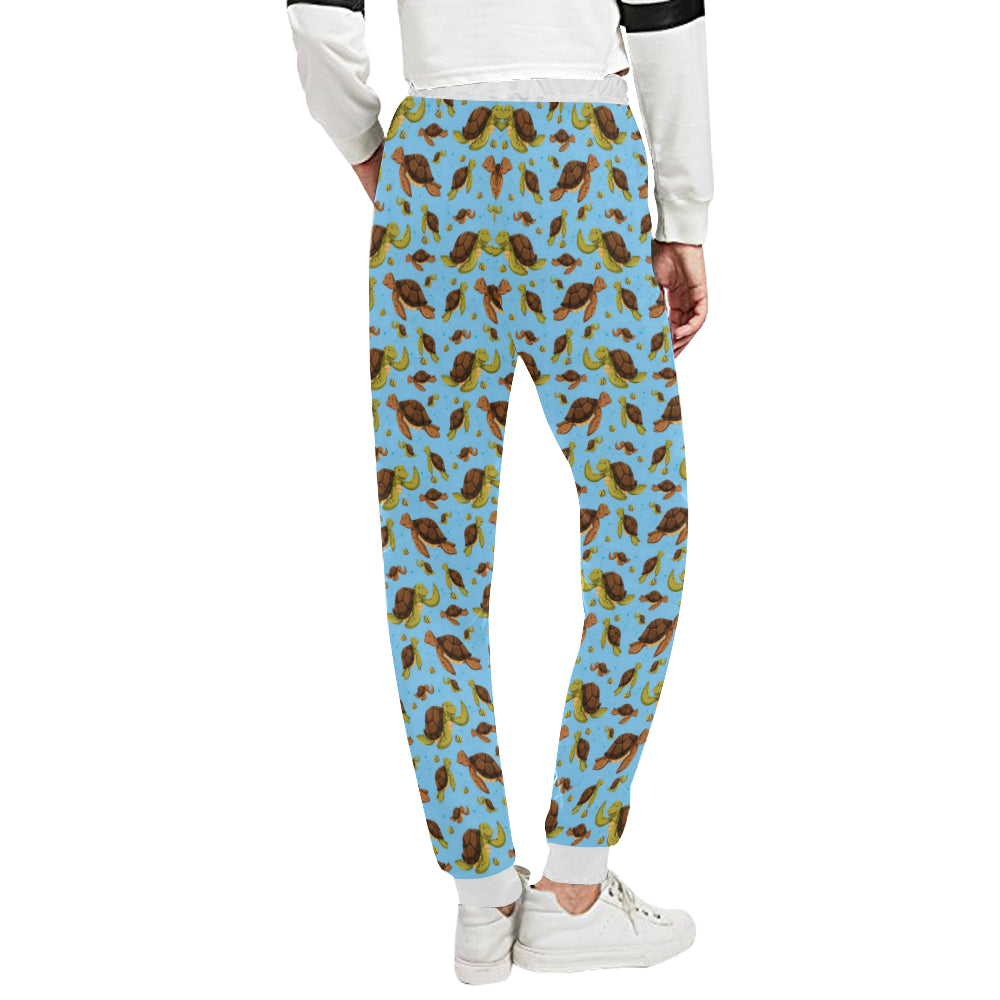 Hello Sea Turtle Print Pattern Unisex Sweatpants