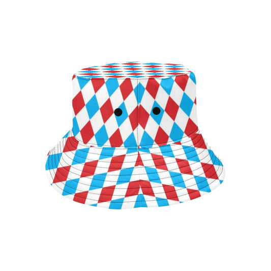 Harlequin Print Design LKS402 Unisex Bucket Hat