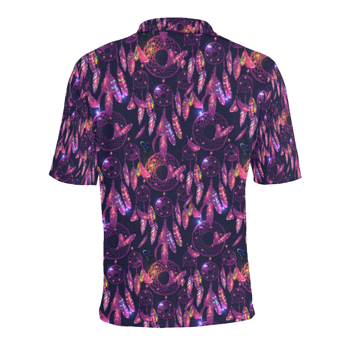 Dream catcher neon Men Polo Shirt
