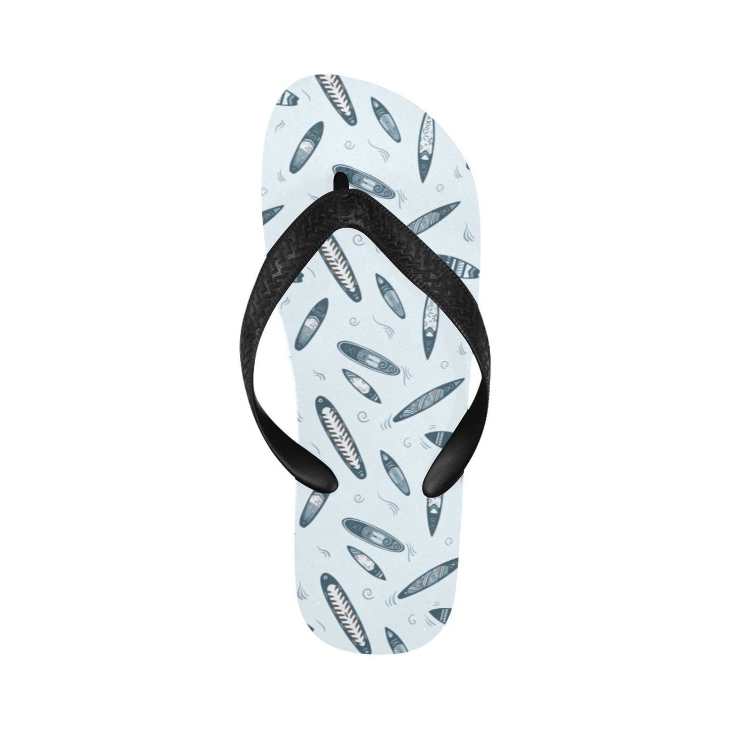 Surfboard Print Design LKS306 Flip Flops