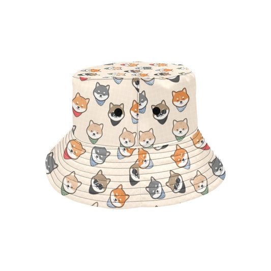 Shiba Inu Print Design LKS3010 Unisex Bucket Hat