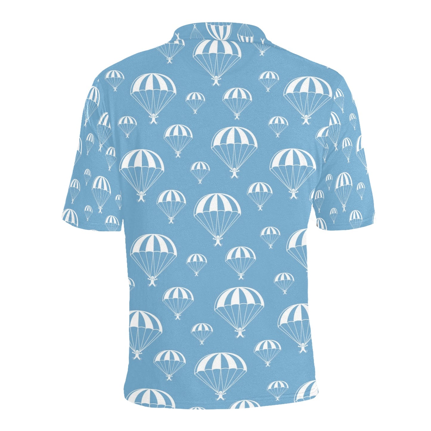 Skydiver Print Design LKS305 Men Polo Shirt