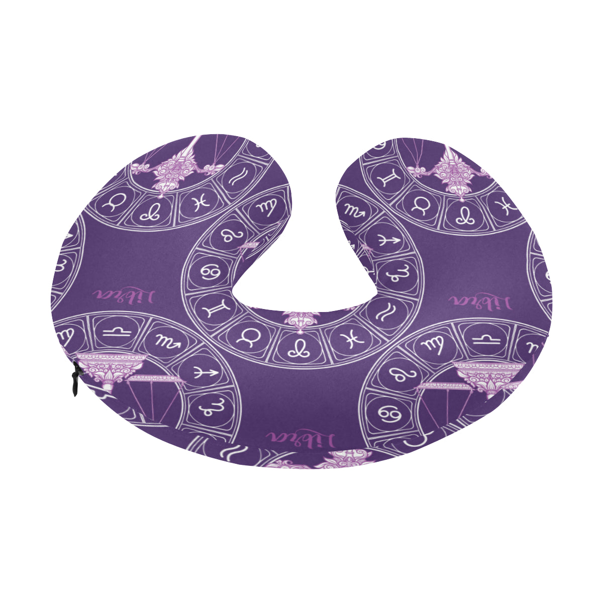 Libra Pattern Print Design 03 U-Shaped Travel Neck Pillow