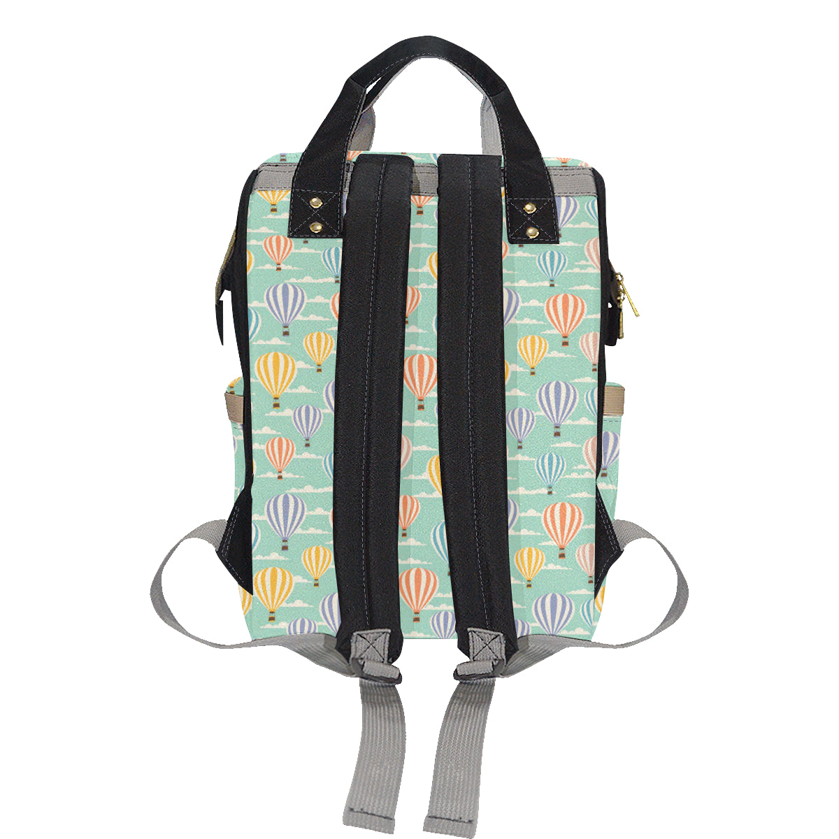 Ballon Pattern Print Design 01 Diaper Bag Backpack