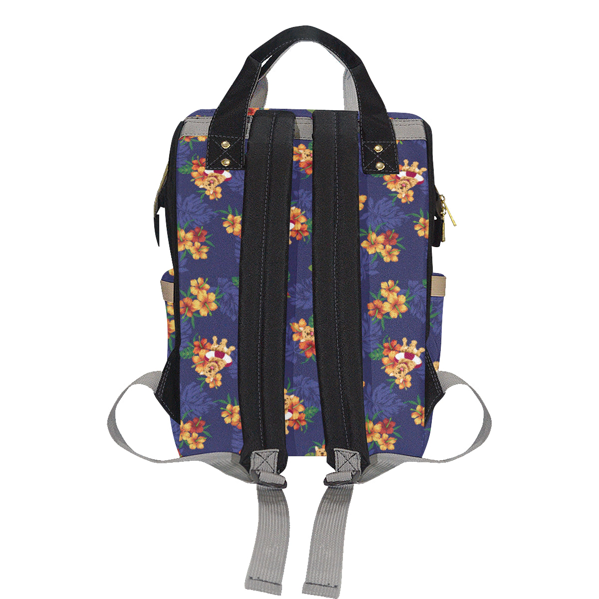 Hawaiian Themed Pattern Print Design H02 Diaper Bag Backpack
