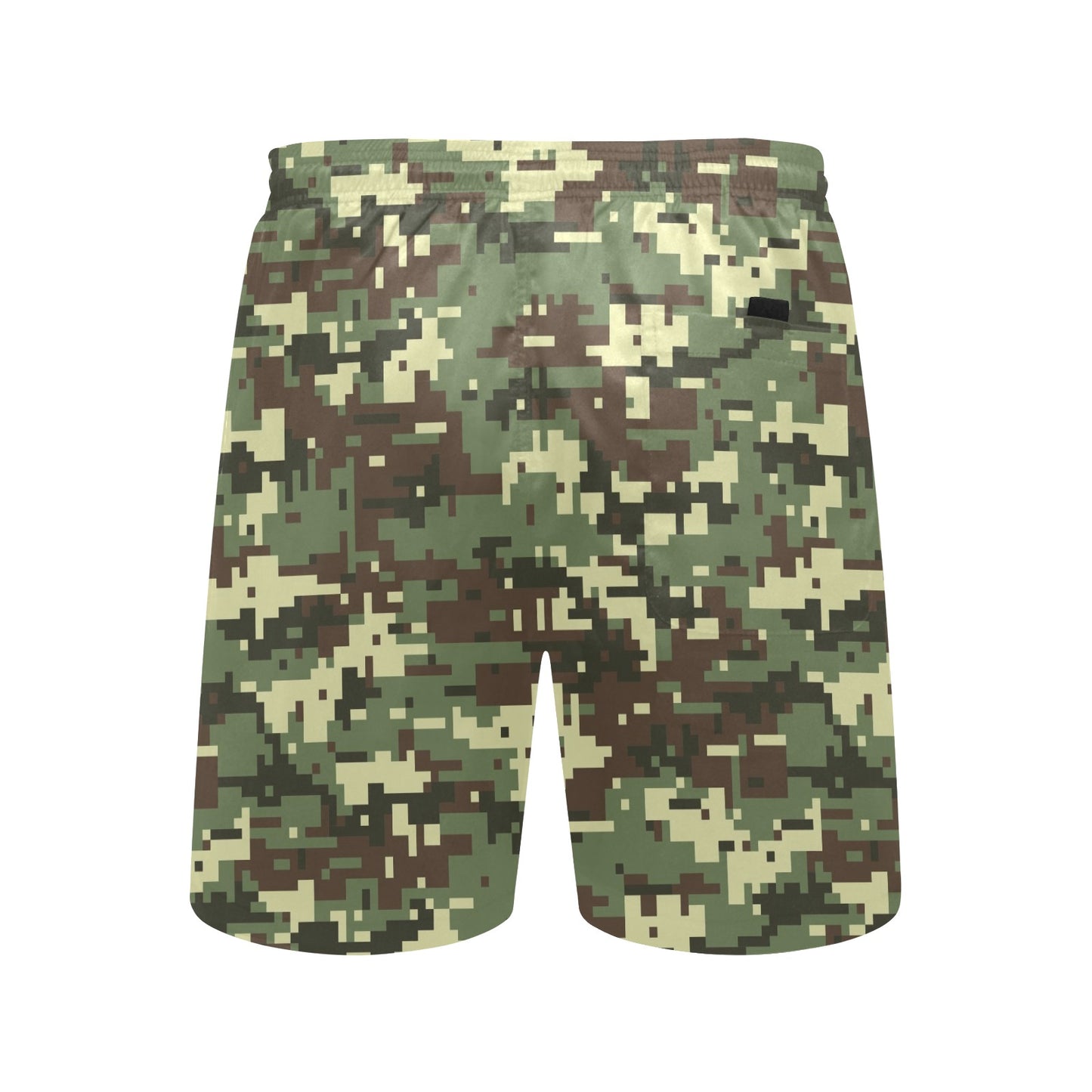 ACU Digital Army Camouflage Men's Swim Trunks Beach Shorts