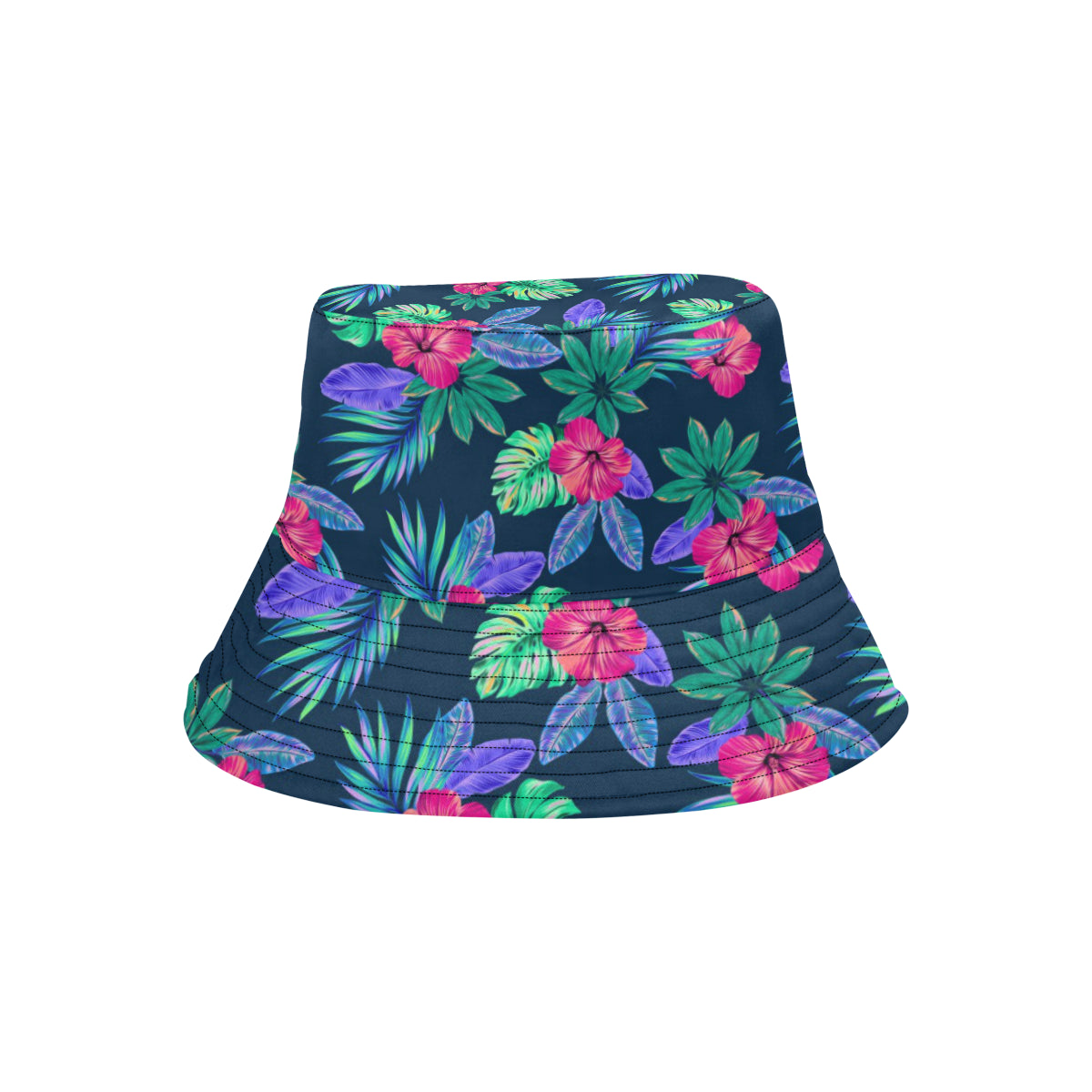 Tropical Flower Pattern Print Design TF09 Unisex Bucket Hat
