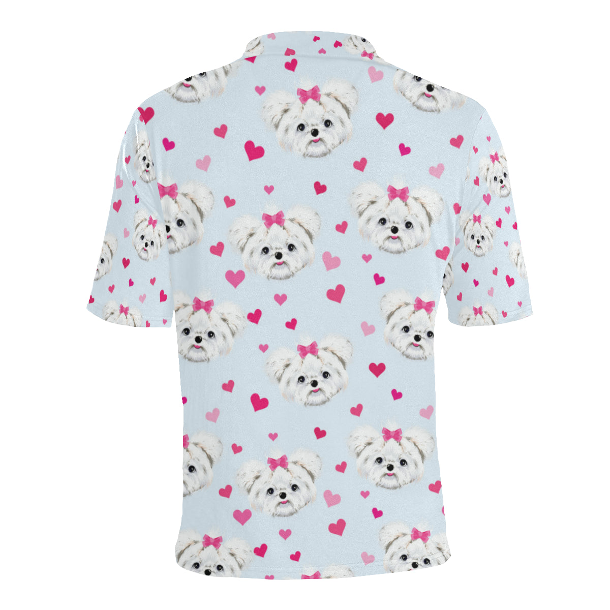 Maltese Pattern Print Design 03 Men Polo Shirt
