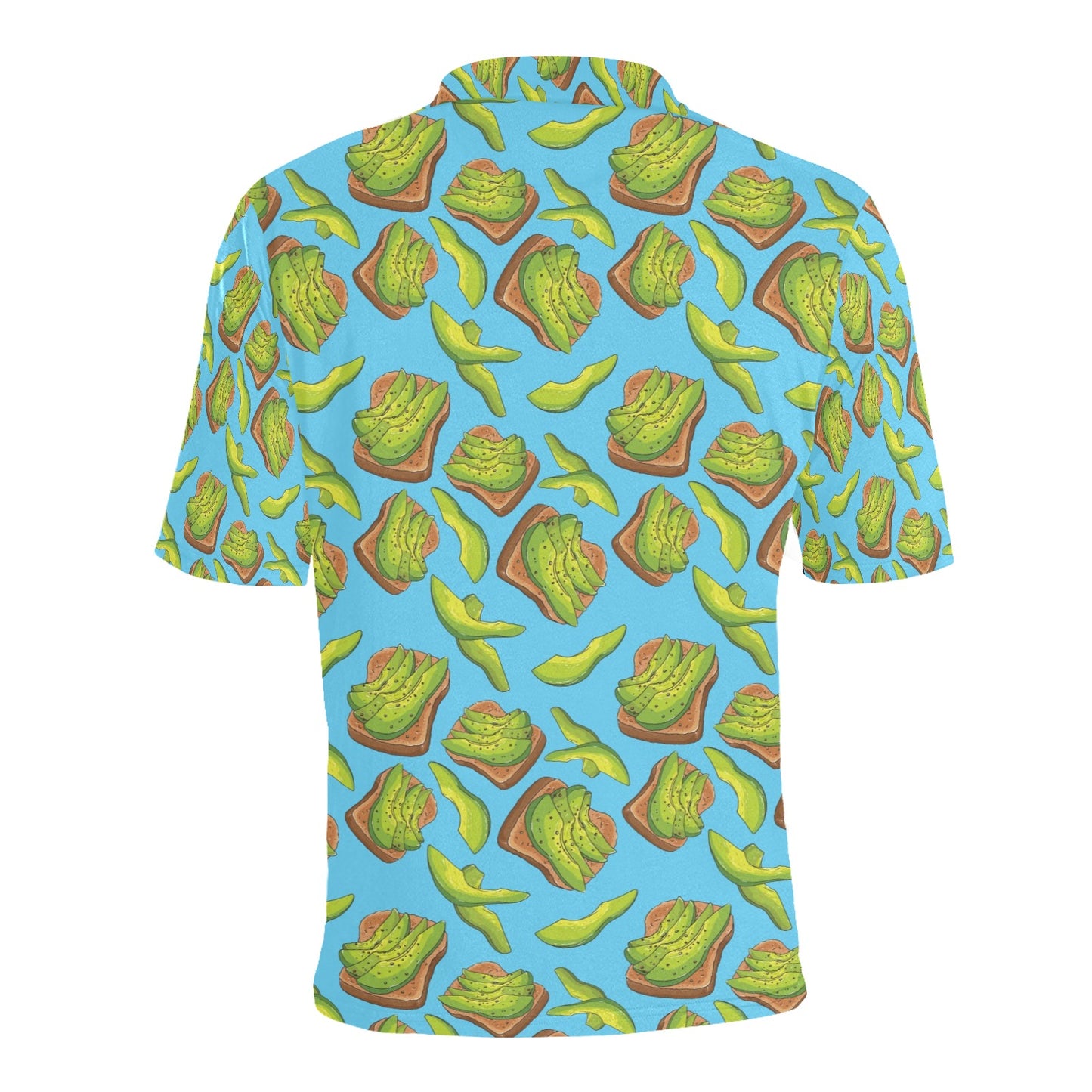 Sandwich Avocado Print Design LKS306 Men Polo Shirt