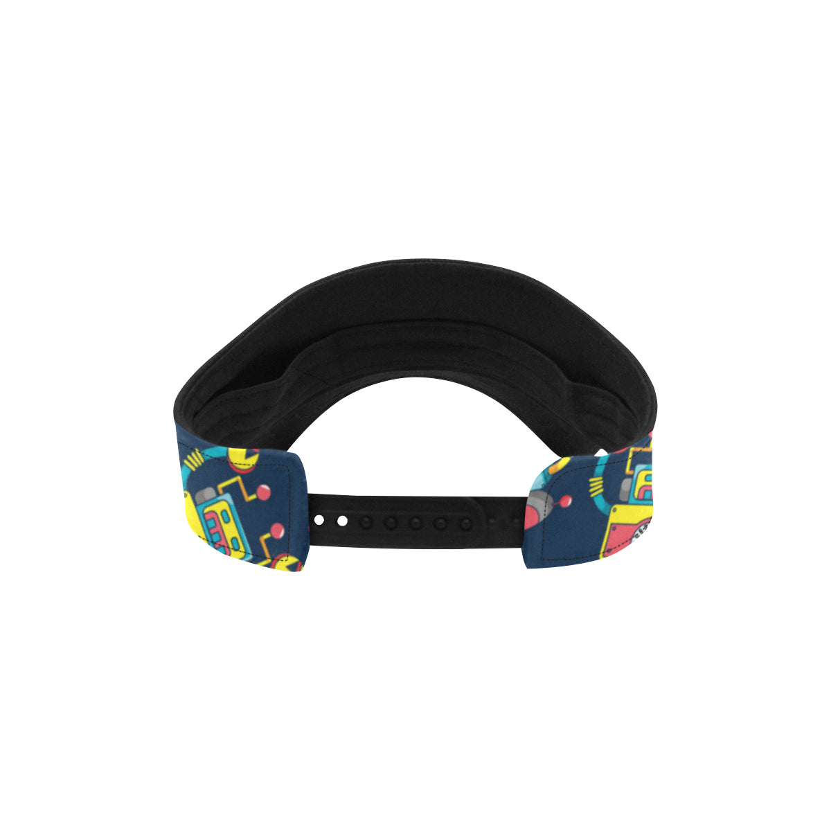 Robot Pattern Print Design A05 Unisex Sun Visor