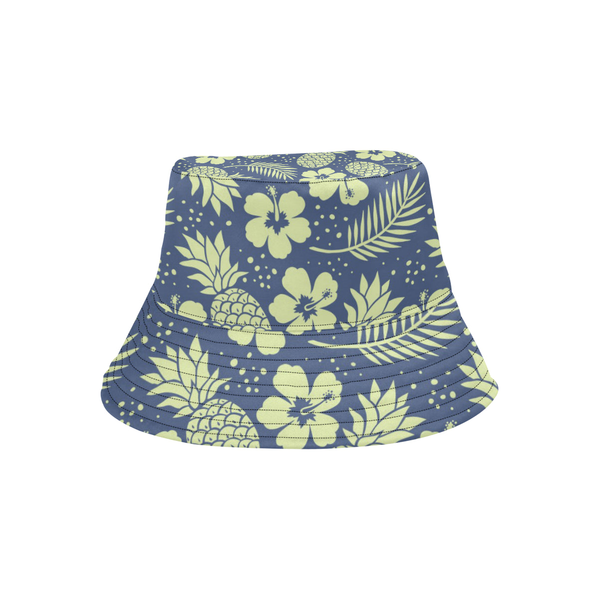Pineapple Pattern Print Design PP07 Unisex Bucket Hat