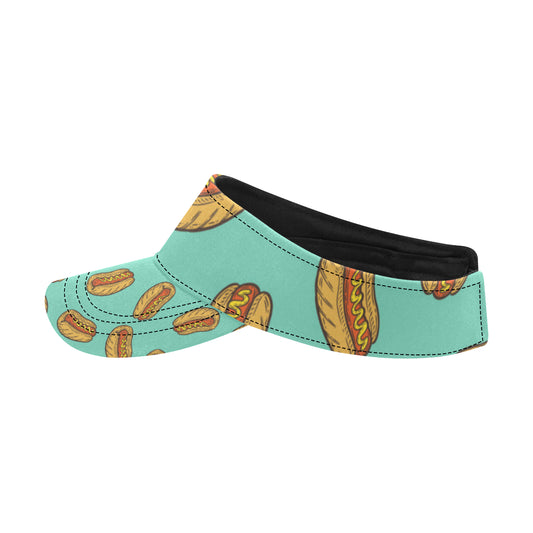 Hot Dog Pattern Print Design 04 Unisex Sun Visor