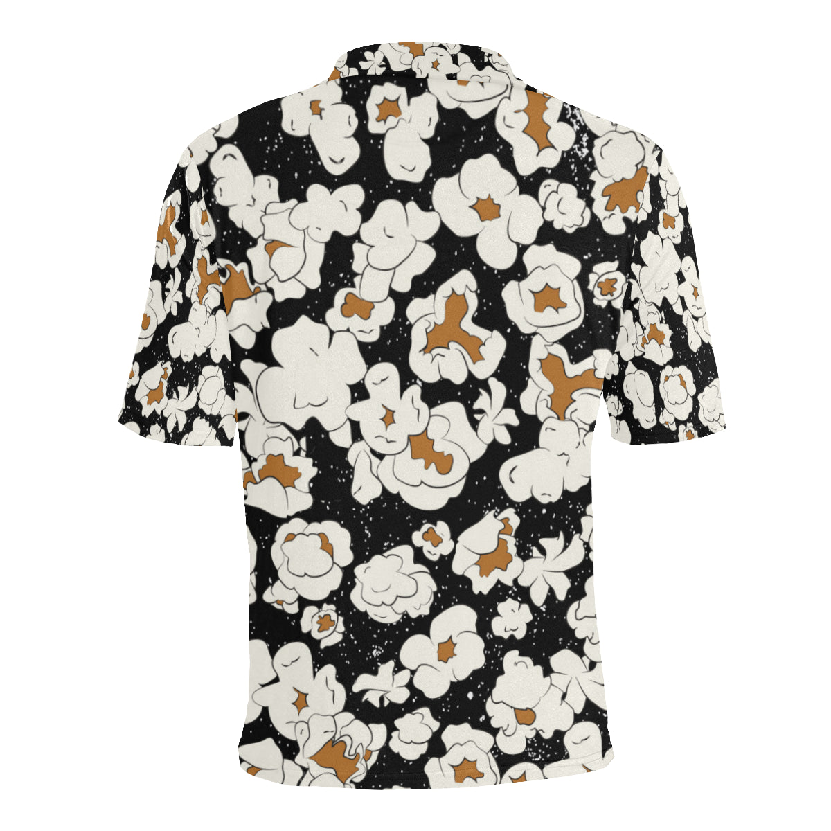 Popcorn Pattern Print Design A02 Men Polo Shirt