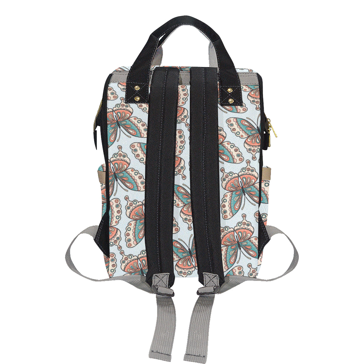 Butterfly Pattern Diaper Bag Backpack
