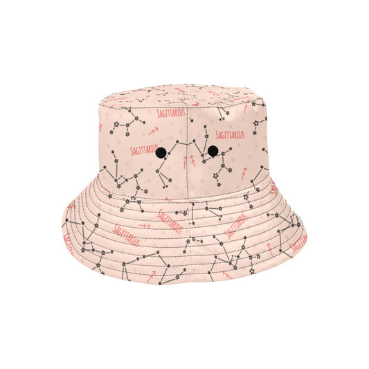 Sagittarius Star Print Design LKS302 Unisex Bucket Hat