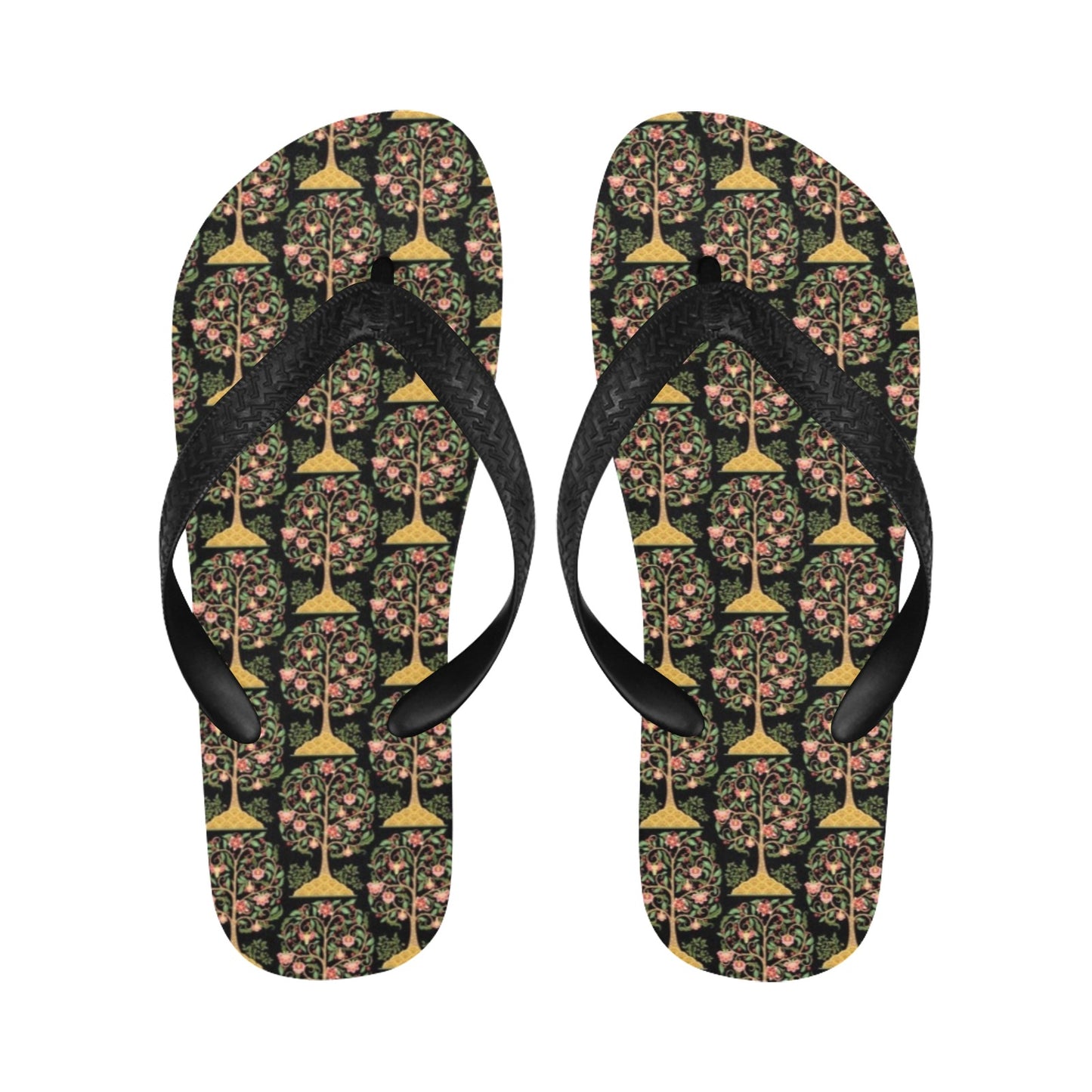 Tree Of Life Print Design LKS303 Flip Flops