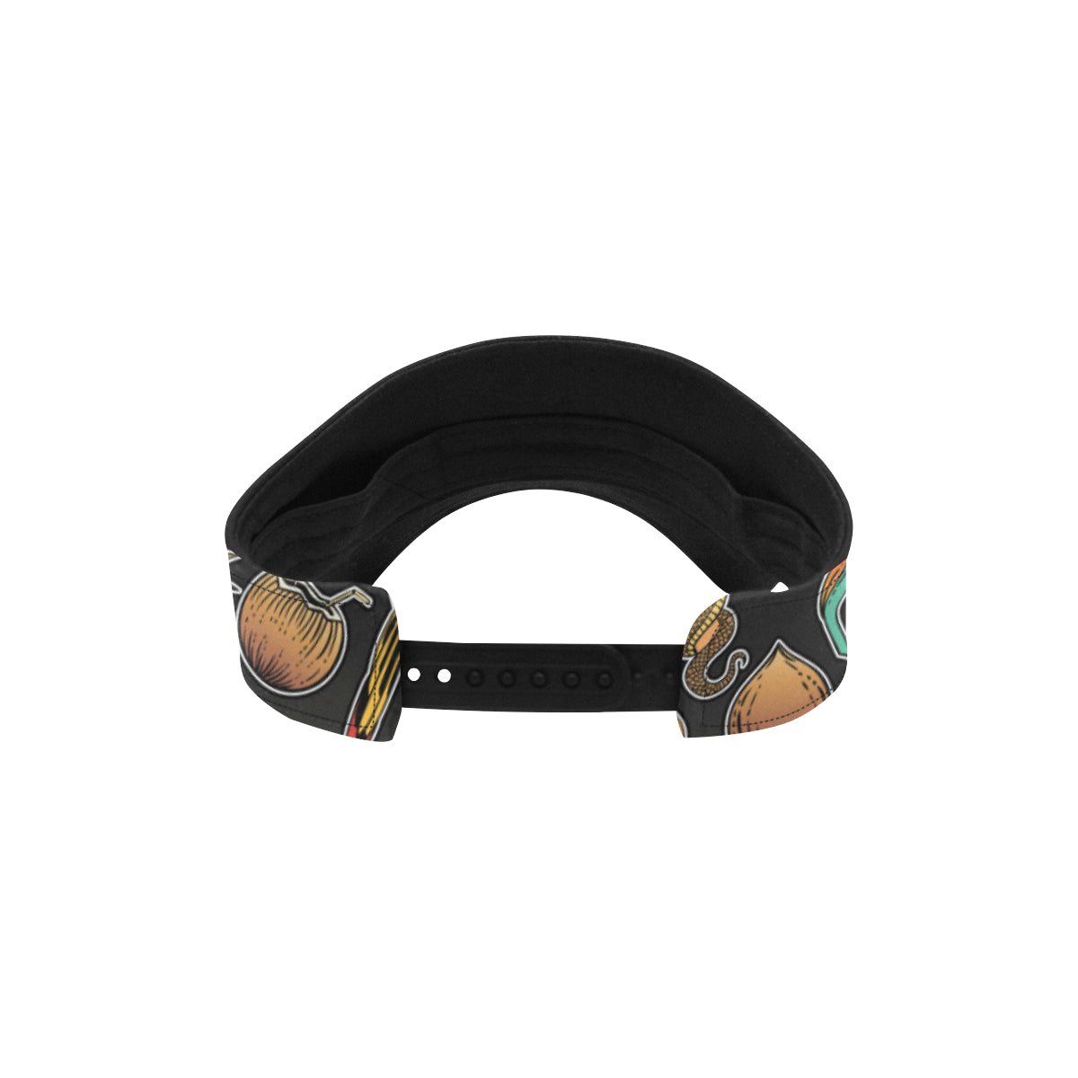 Hula Dancers Hawaiian Style Pattern Print Design 0 Unisex Sun Visor