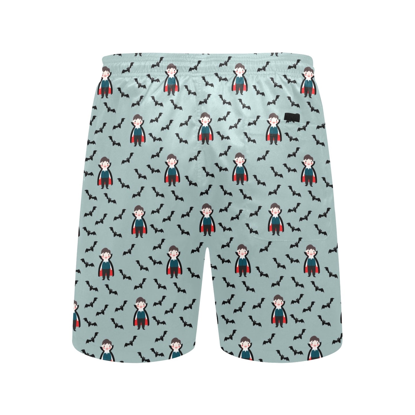 Vampire Print Design LKS304 Men's Swim Trunks Beach Shorts