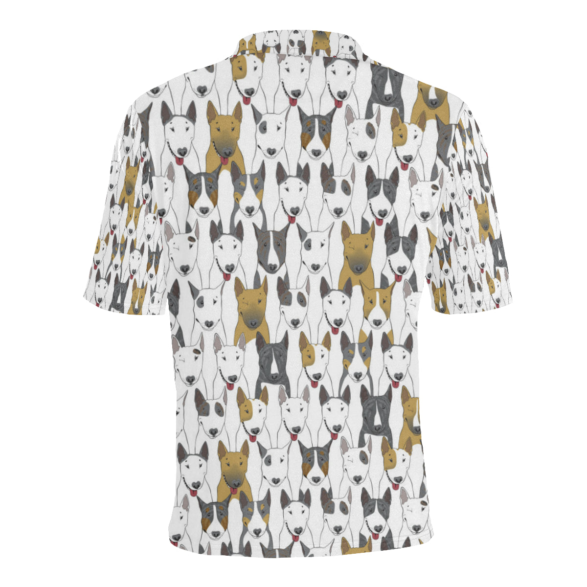 Bull Terriers Pattern Print Design 03 Men Polo Shirt