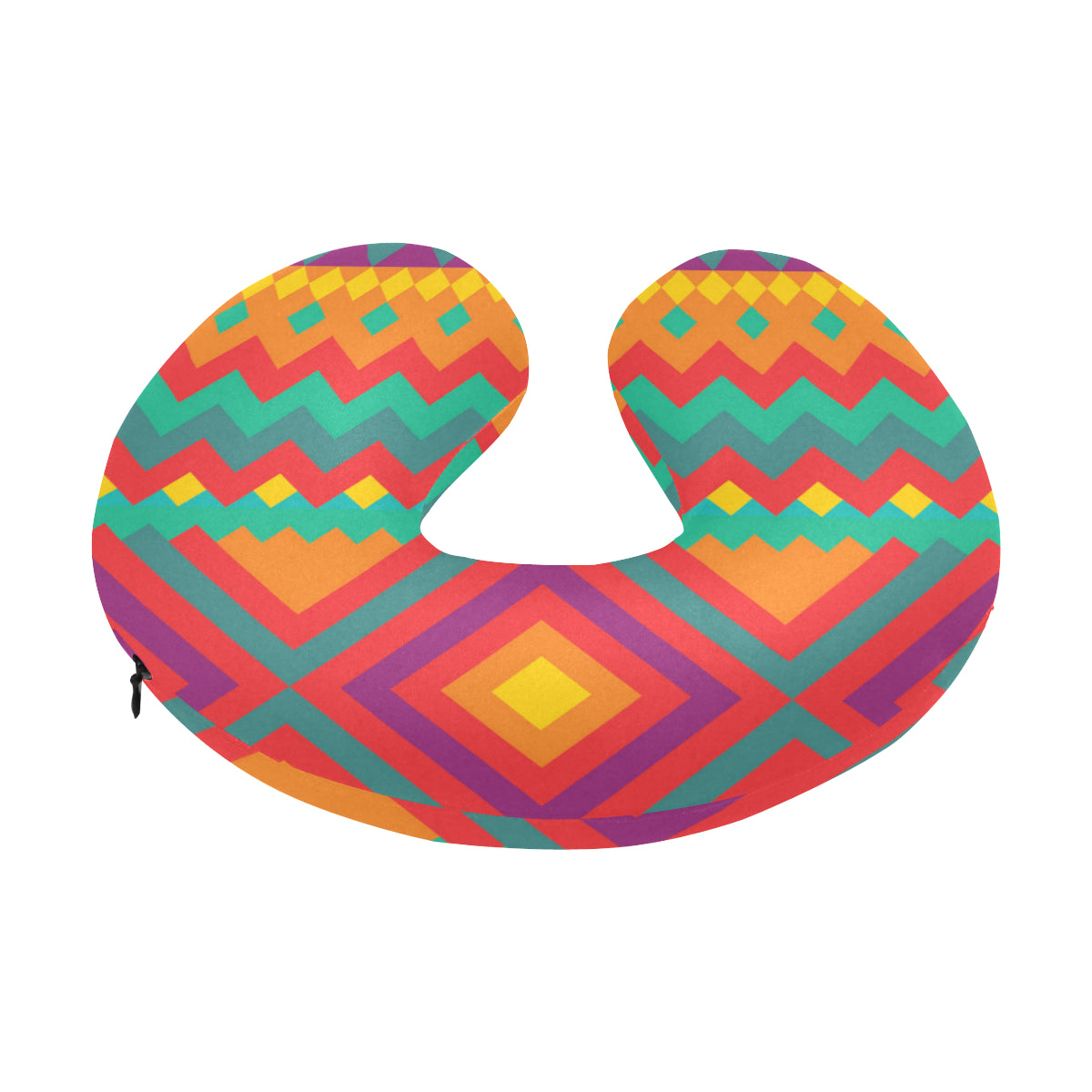 Mexican Pattern Print Design 04 U-Shaped Travel Neck Pillow