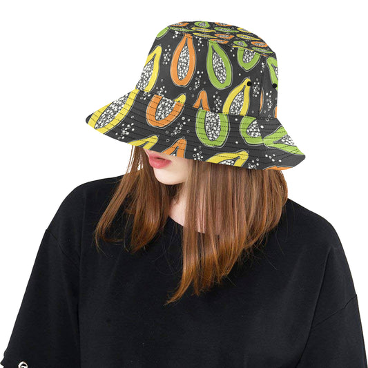 Papaya Pattern Print Design PP05 Unisex Bucket Hat
