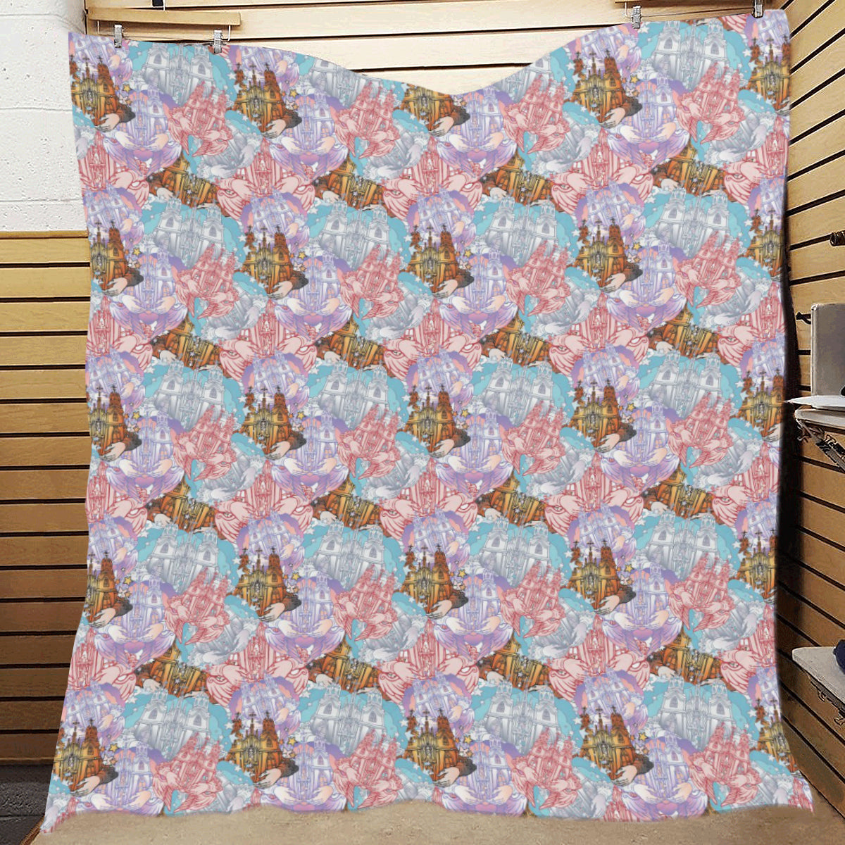 Christian Pattern Print Design 03 Premium Quilt