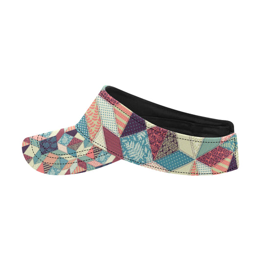 Patchwork Pattern Print Design 02 Unisex Sun Visor