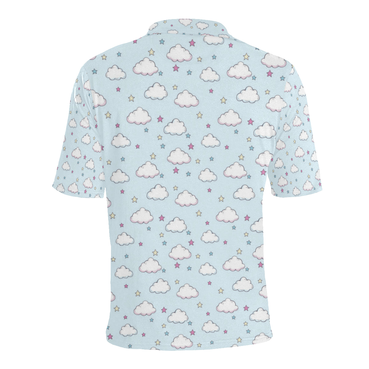 Cloud Pattern Print Design 01 Men Polo Shirt