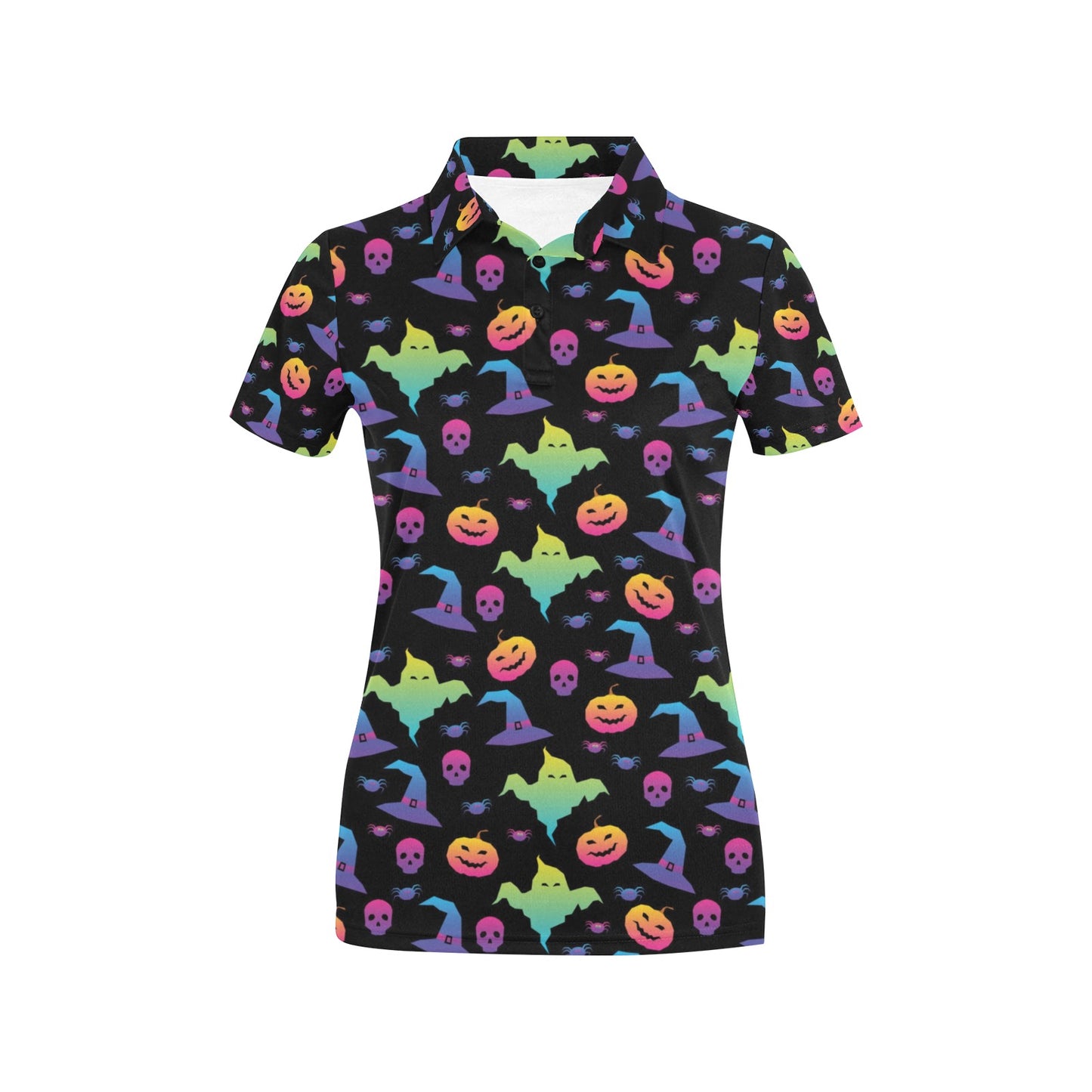 Halloween Print Design LKS404 Women's Polo Shirt