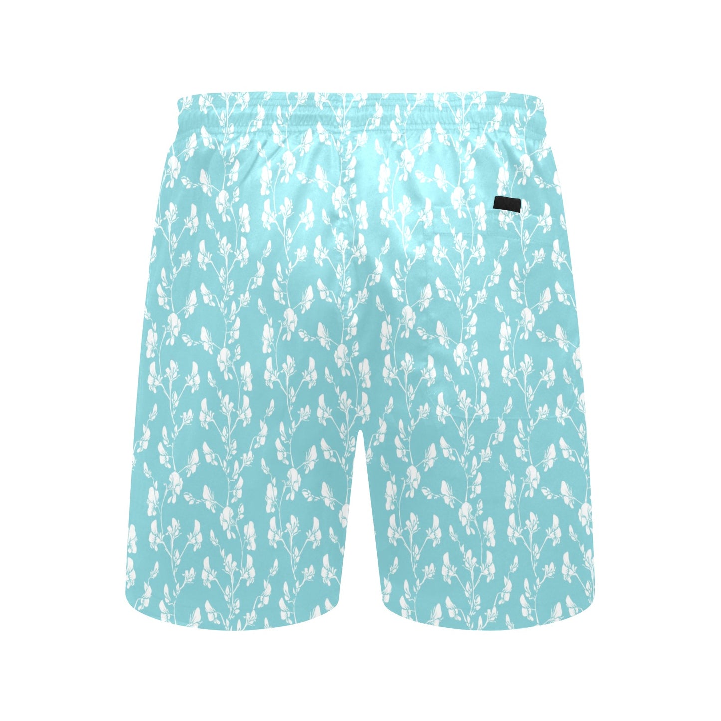 Sweet Pea Print Design LKS302 Men's Swim Trunks Beach Shorts