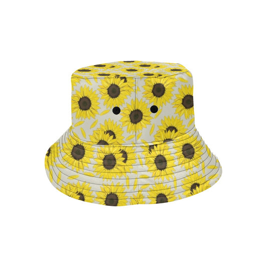 Sunflower Print Design LKS309 Unisex Bucket Hat
