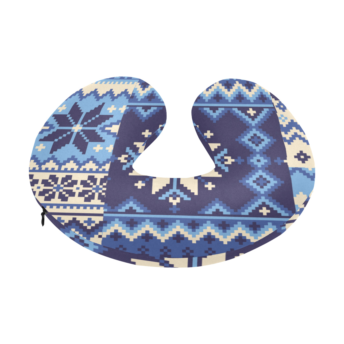 Nordic Pattern Print Design A04 U-Shaped Travel Neck Pillow