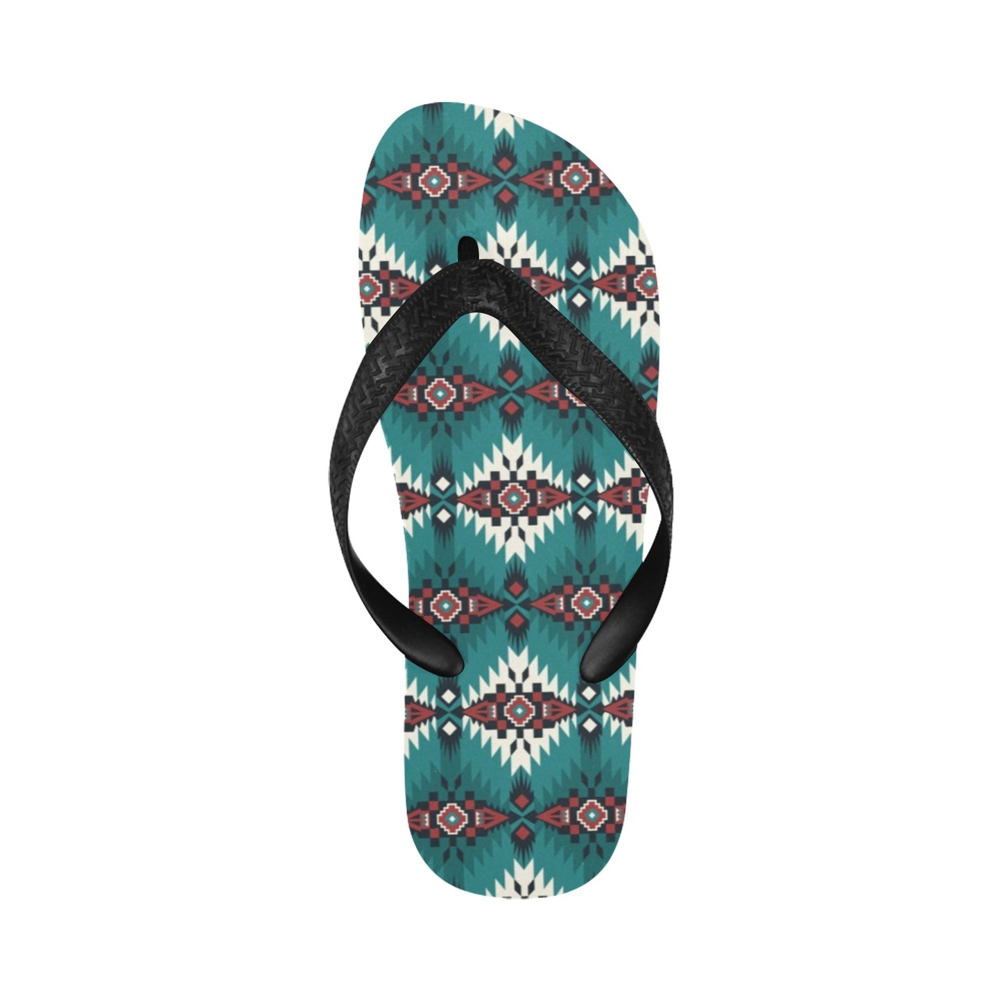 Southwest Pattern Print Design LKS308 Flip Flops