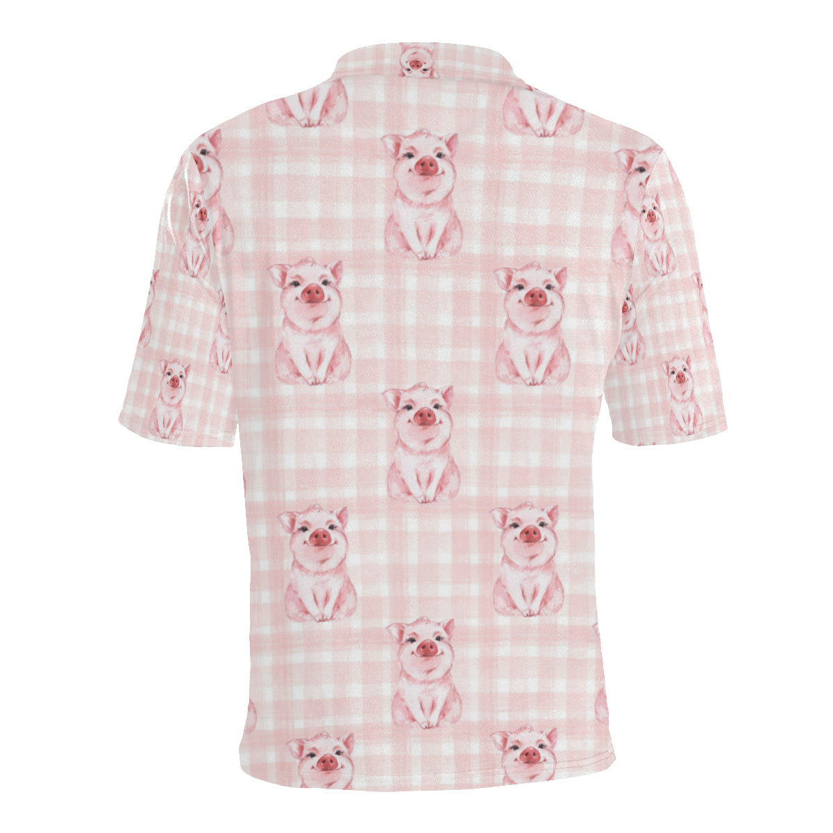 Pig Baby Pattern Print Design 01 Men Polo Shirt