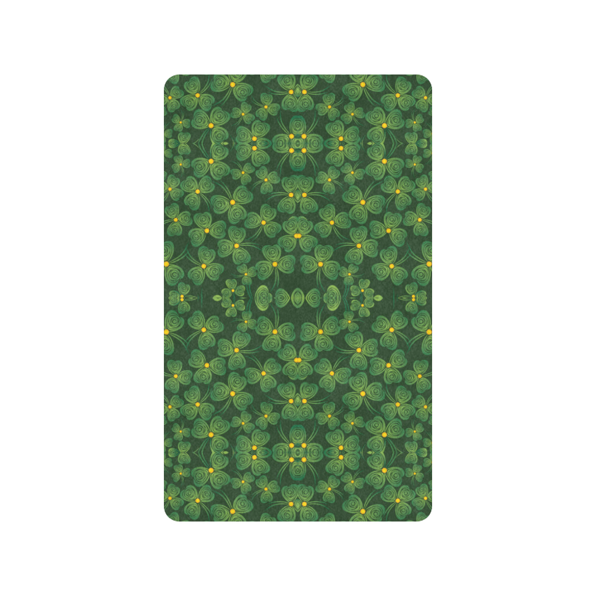 Shamrock Pattern Rubber Doormat