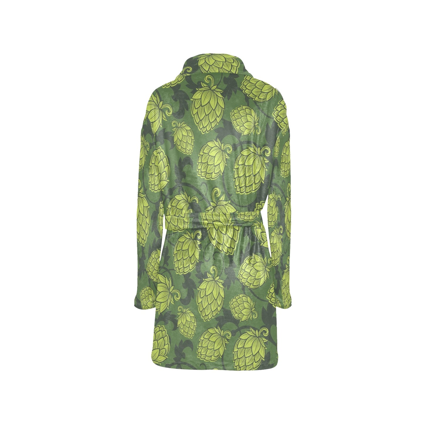Hope Pattern Print Design 02 Women's Fleece Robe