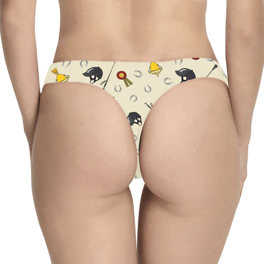 Equestrian Horseshoe Equipment Women's Thongs
