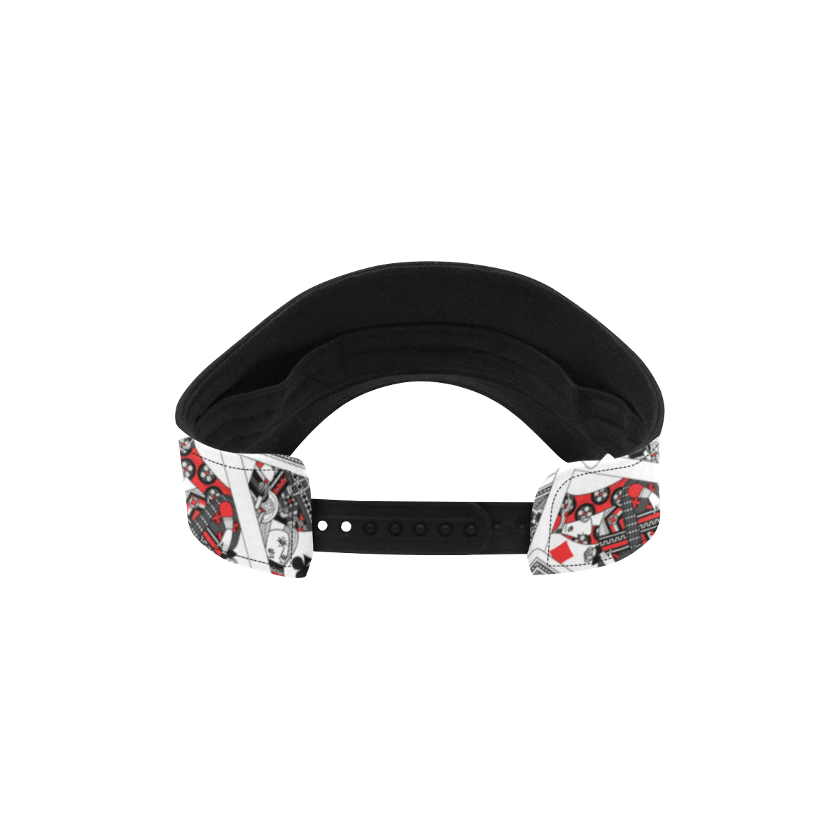 Poker Cards Pattern Print Design A04 Unisex Sun Visor