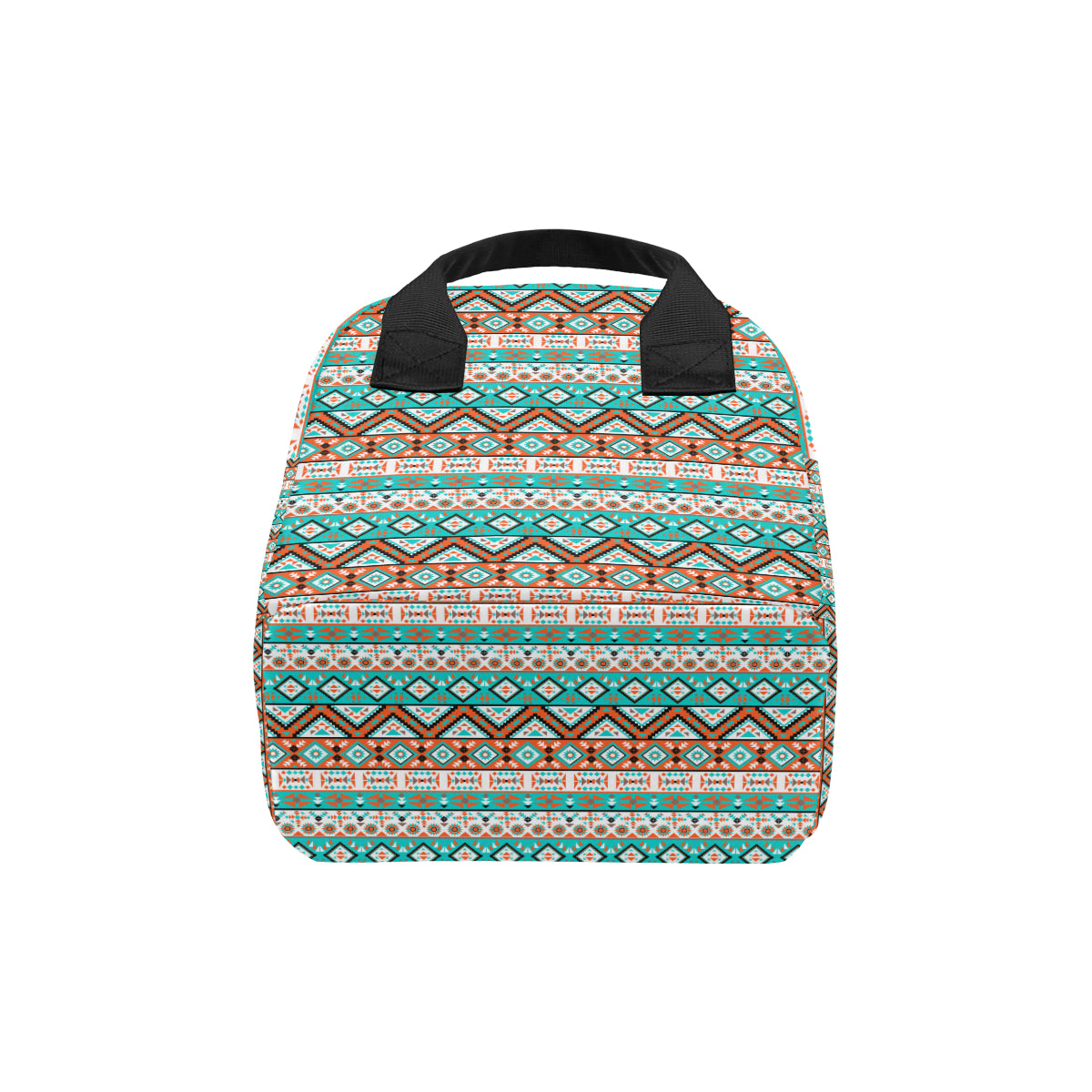 Navajo Style Print Pattern Insulated Lunch Bag