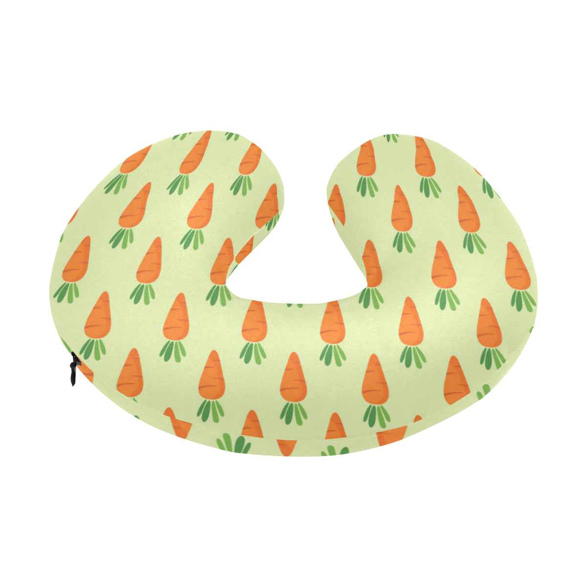 Carrot Pattern Print Design 02 U-Shaped Travel Neck Pillow