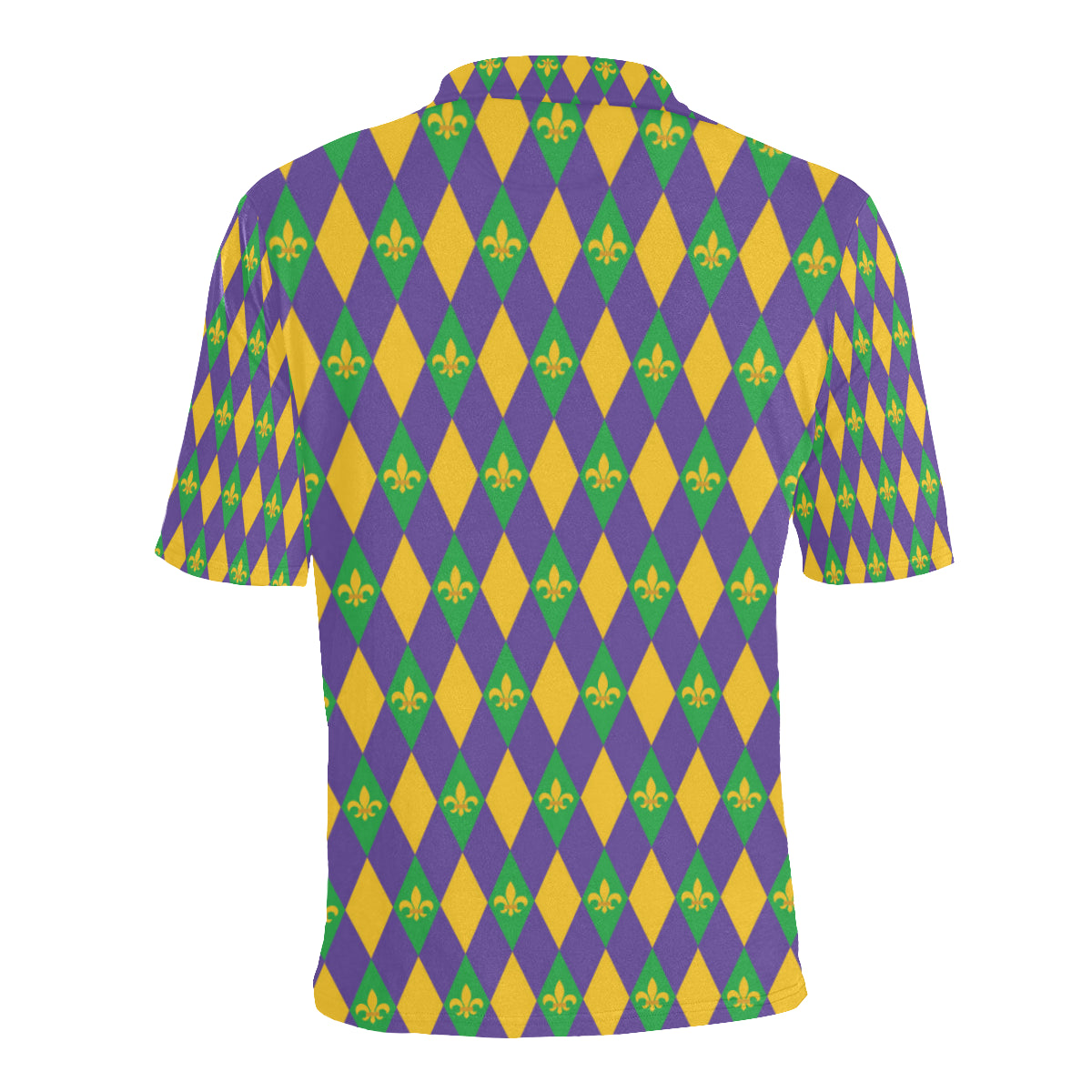 Mardi Gras Pattern Print Design 05 Men Polo Shirt