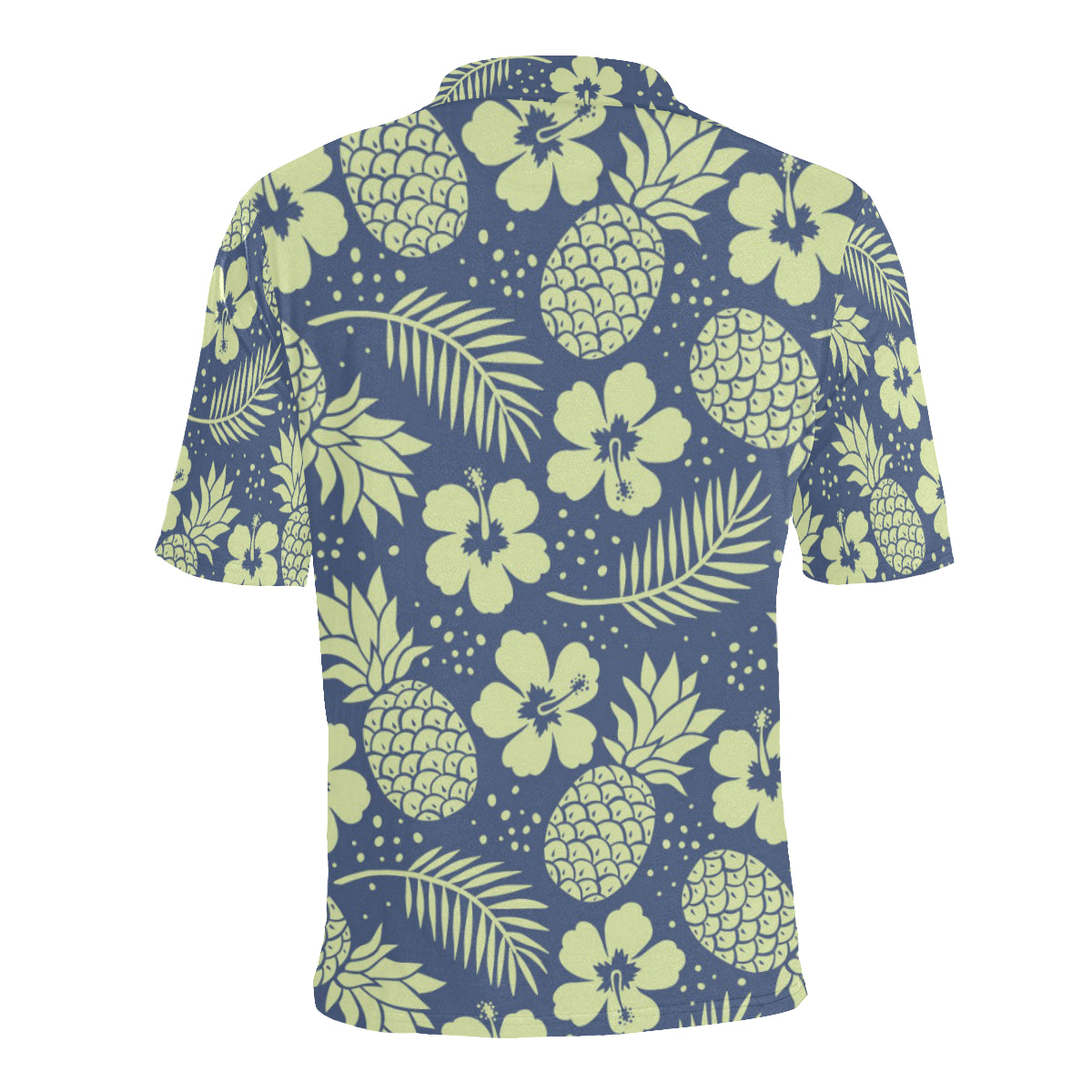 Pineapple Pattern Print Design PP07 Men Polo Shirt