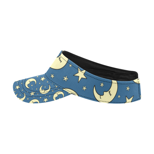 Moon Night Pattern Print Design 03 Unisex Sun Visor