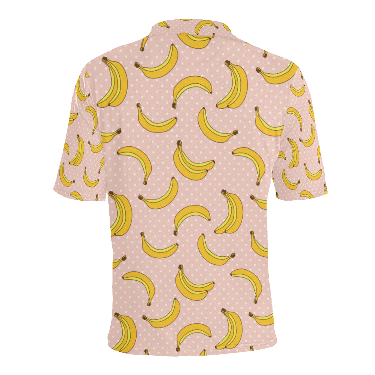 Banana Pattern Print Design BA06 Men Polo Shirt