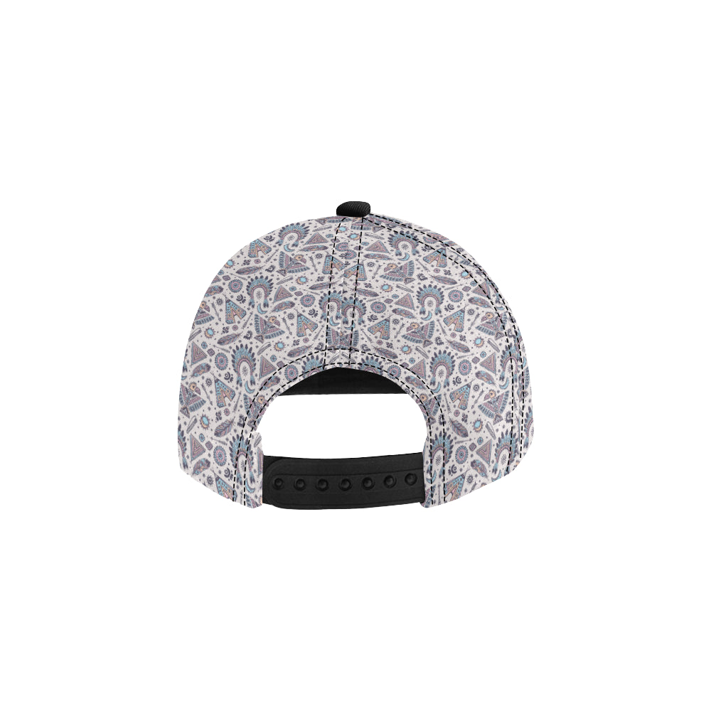 Eagles Native American Indian Symbol Snapback Cap